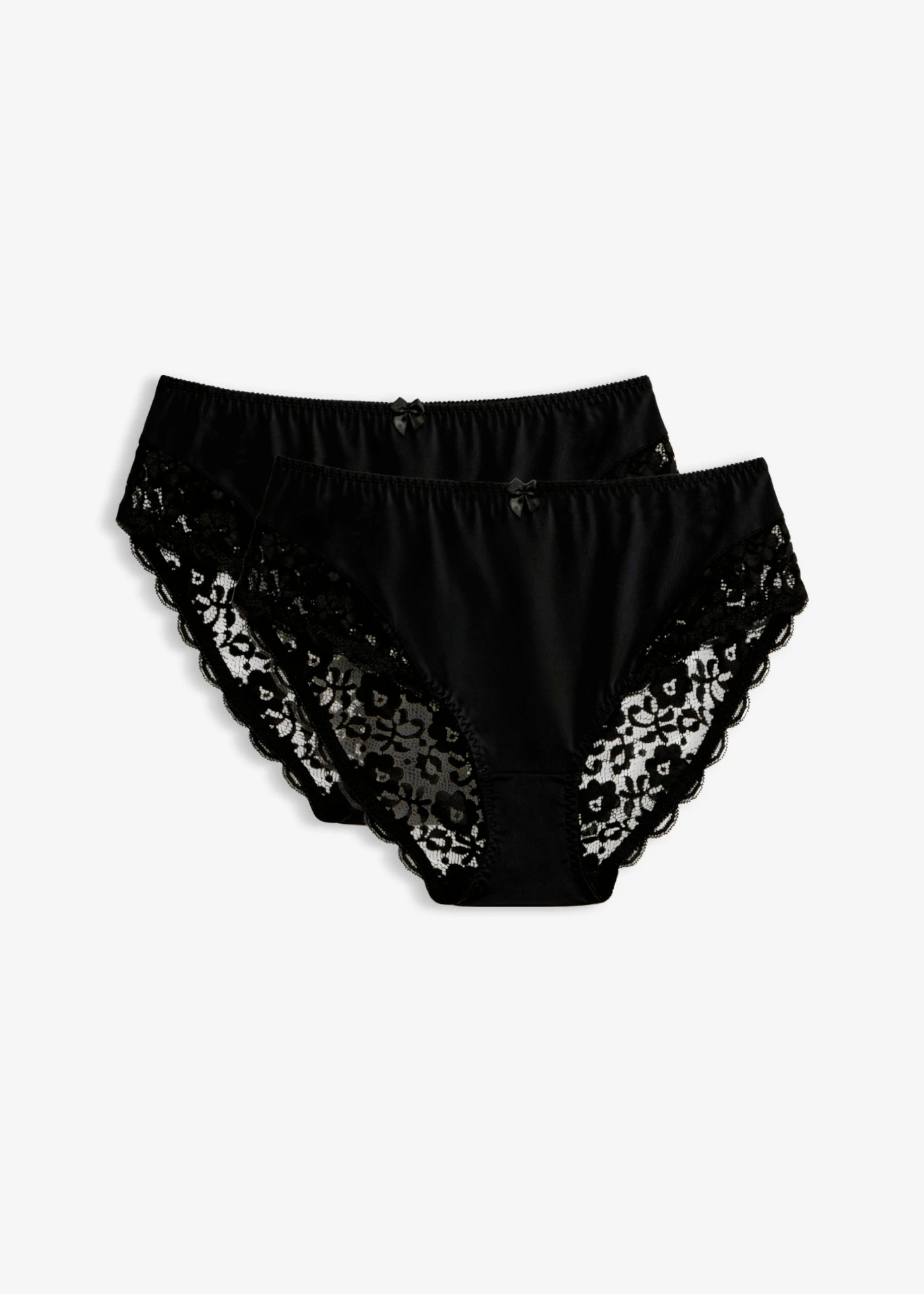 Maxislip (set van 2) • zwart • bonprix online shop