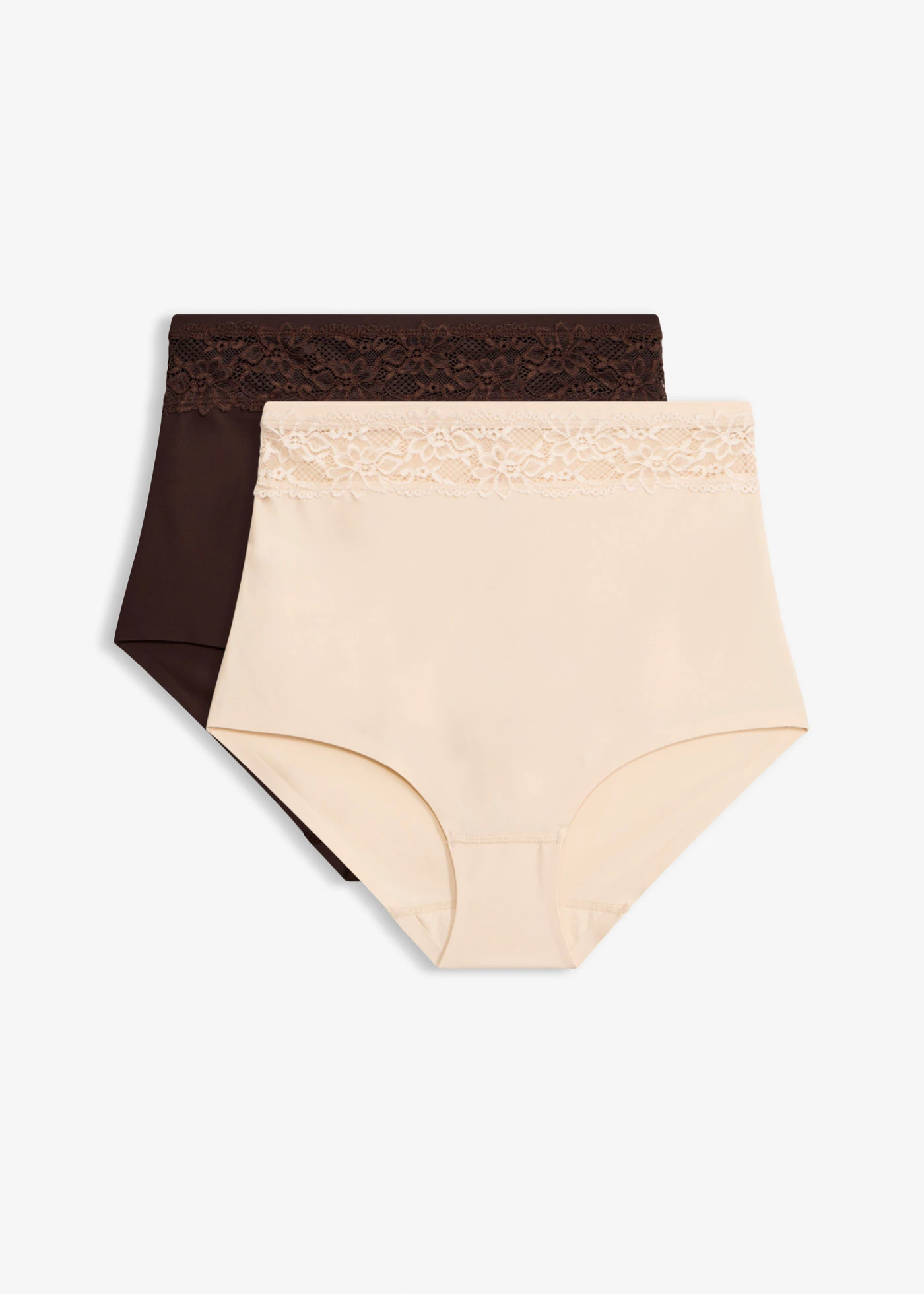 Licht corrigerende hipster (set van 2) • sandbeige+donkerbruin • bonprix online shop