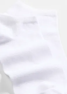 Kotníkové ponožky s organickou bavlnou (8 párů v balení), barva: bílá + modrá + šedý melír