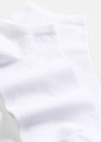 Sneakersokken van biologisch katoen (8 paar), Kleur: wit-blauw-grijs gemêleerd