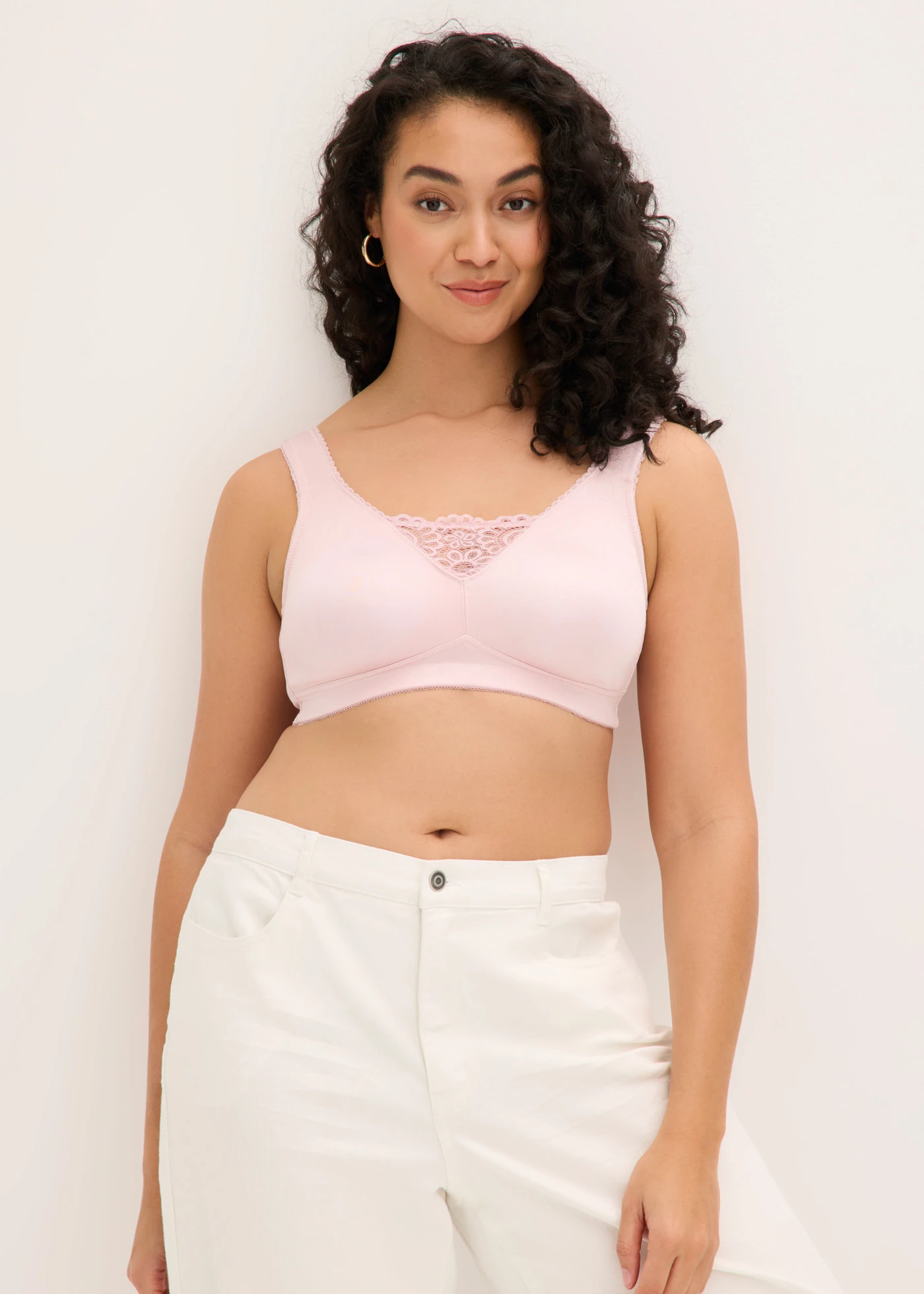 Soutien-gorge grand maintien sans armatures, bretelles rembourrées • rose mat • product-page.page-title-suffix