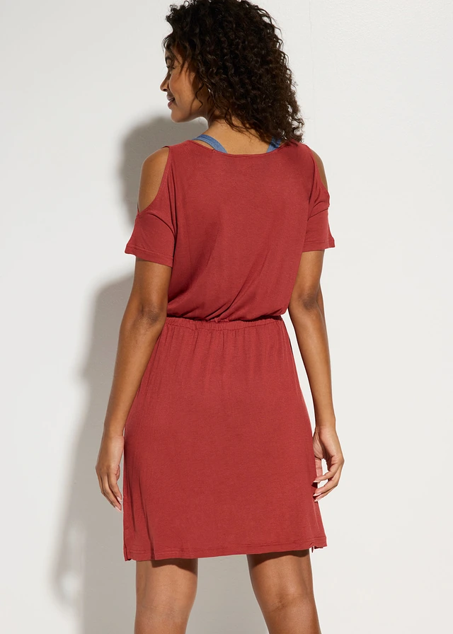 Robe de plage en viscose fine • rouille • product-page.page-title-suffix