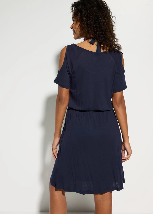 Robe de plage en viscose fine • bleu foncé • product-page.page-title-suffix