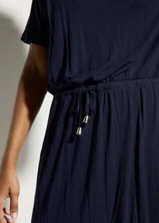 Robe de plage en viscose fine • bleu foncé • Boutique bonprix