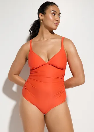 Costum de baie cu decolteu în V, cu efect de modelare ușor • corai • magazin bonprix