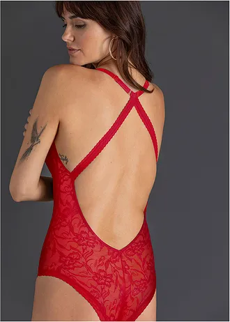 Body zonder beugels, Kleur: dieprood