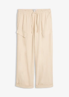 Cropped utility broek