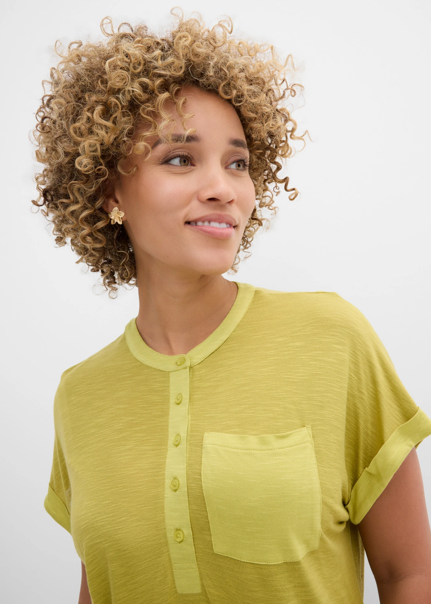 T-shirt 100% viscose • vert cactus • Boutique bonprix