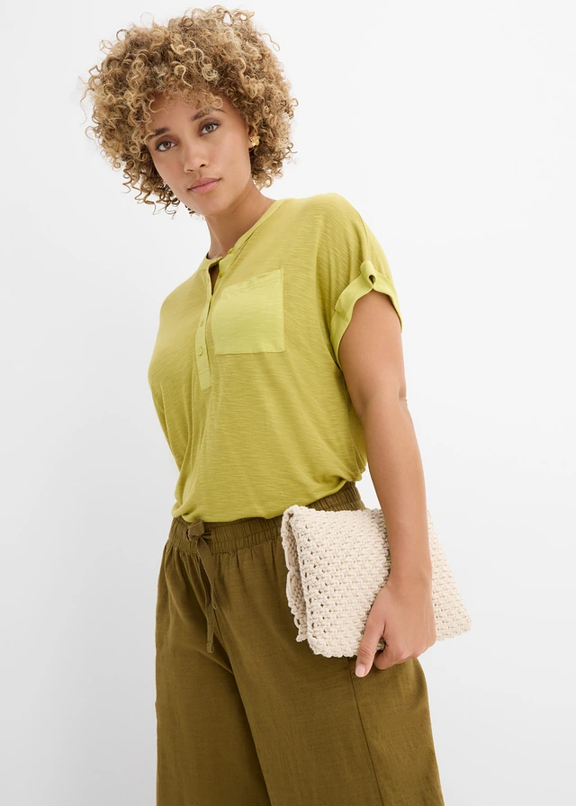 T-shirt van puur viscose • cactusgroen • product-page.page-title-suffix