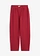 Pantalon barrel en gaze 100% coton, Couleur: rouge cerise
