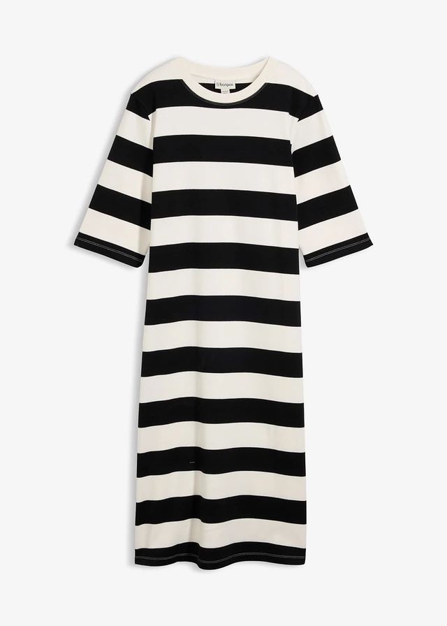Shirtjurk van stevige interlockstof