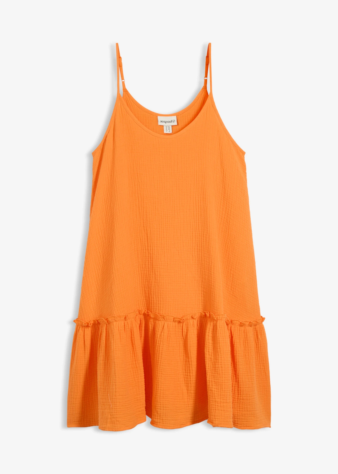 Jurk van mousseline • oranje • bonprix online shop