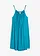 Robe fluide en jersey viscose extensible, Couleur: bleu lagon