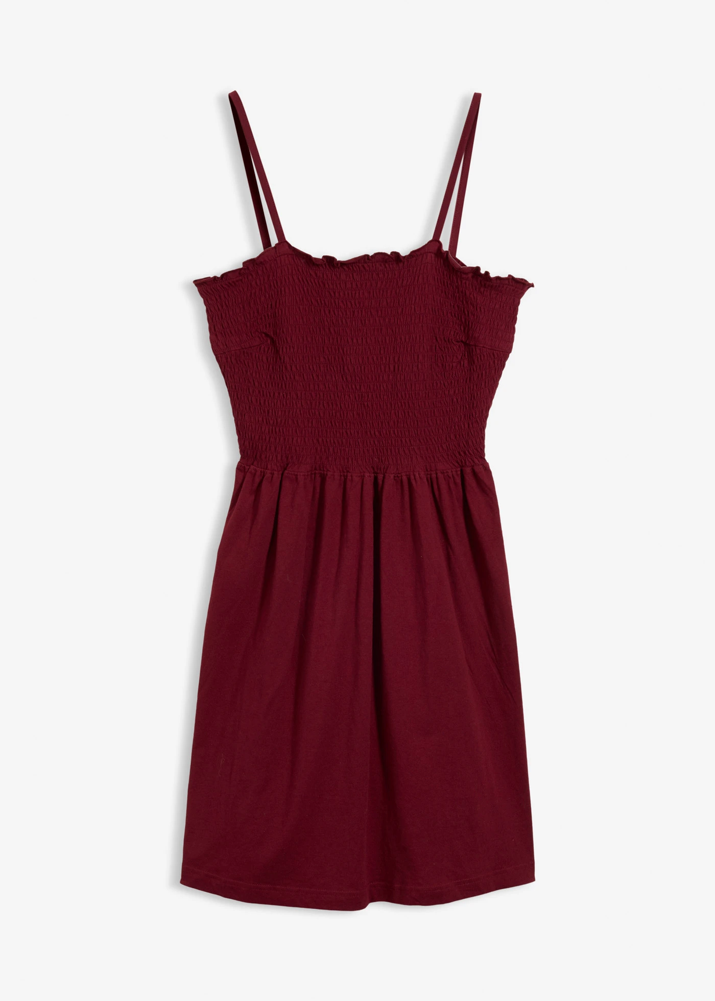 Jersey jurk van biologisch katoen • esdoornrood • bonprix online shop