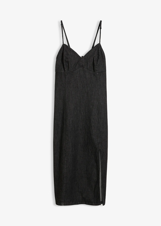 Rochie de blugi cu crăpătură