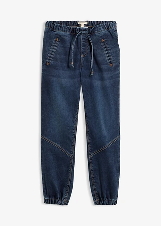 Dżinsy jogger mid waist, ze stretchem