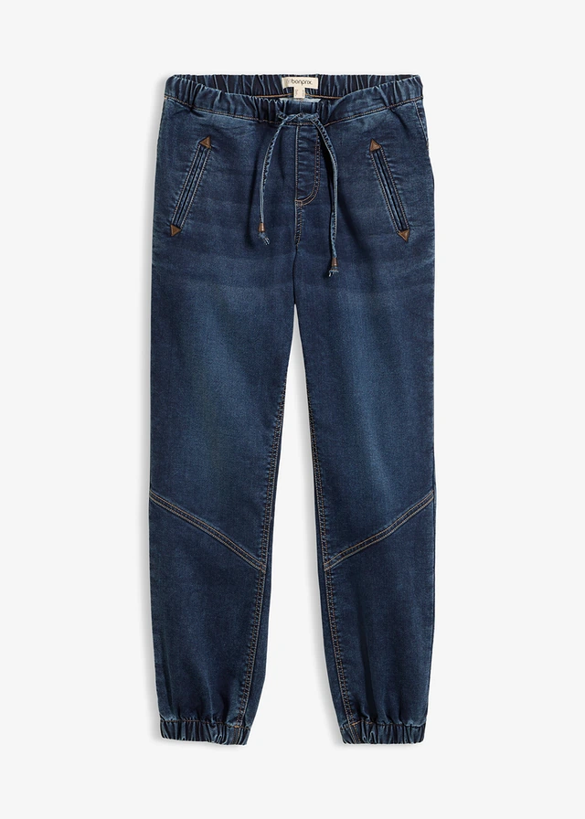 Strečové joggingové džíny, Mid Waist
