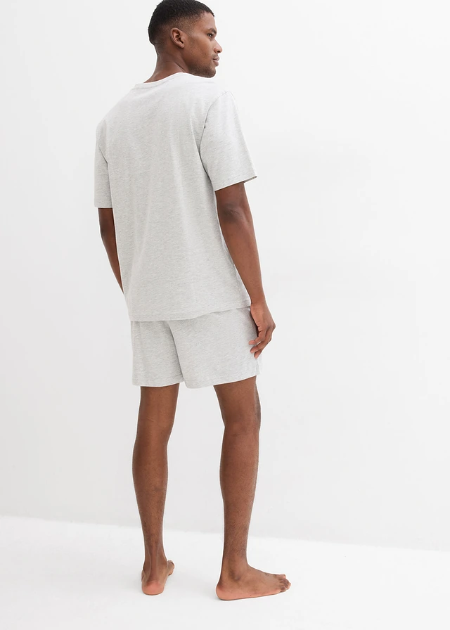 Lot de 2 pyjashorts (ens. 4 pces) • gris clair chiné + anthracite chiné • product-page.page-title-suffix