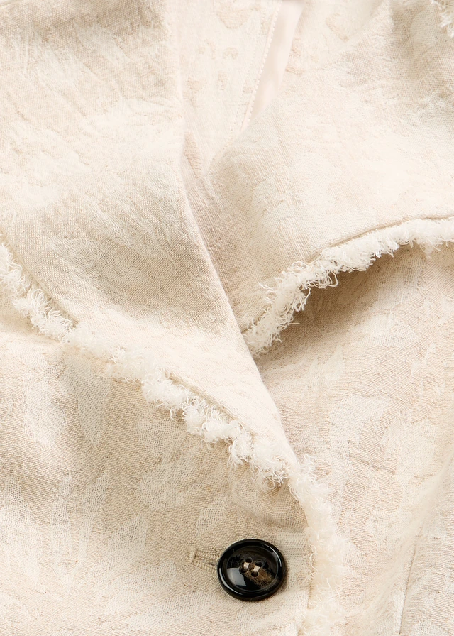 Veste mi-saison en jacquard de coton • sable clair • product-page.page-title-suffix