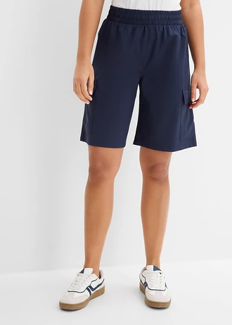 Bermuda cargo à séchage rapide • bleu foncé • Boutique bonprix