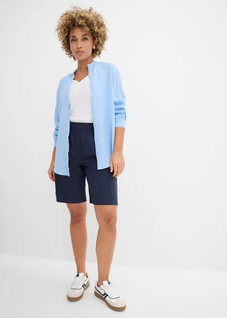 Sneldrogende outdoor cargo-bermuda • donkerblauw • bonprix online shop