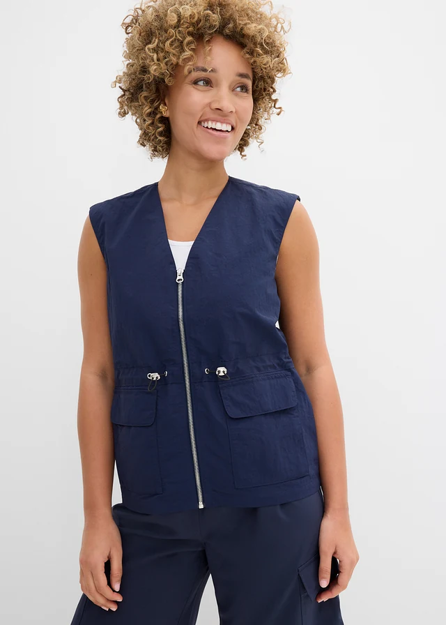 Gilet sans manches, Couleur: bleu foncé