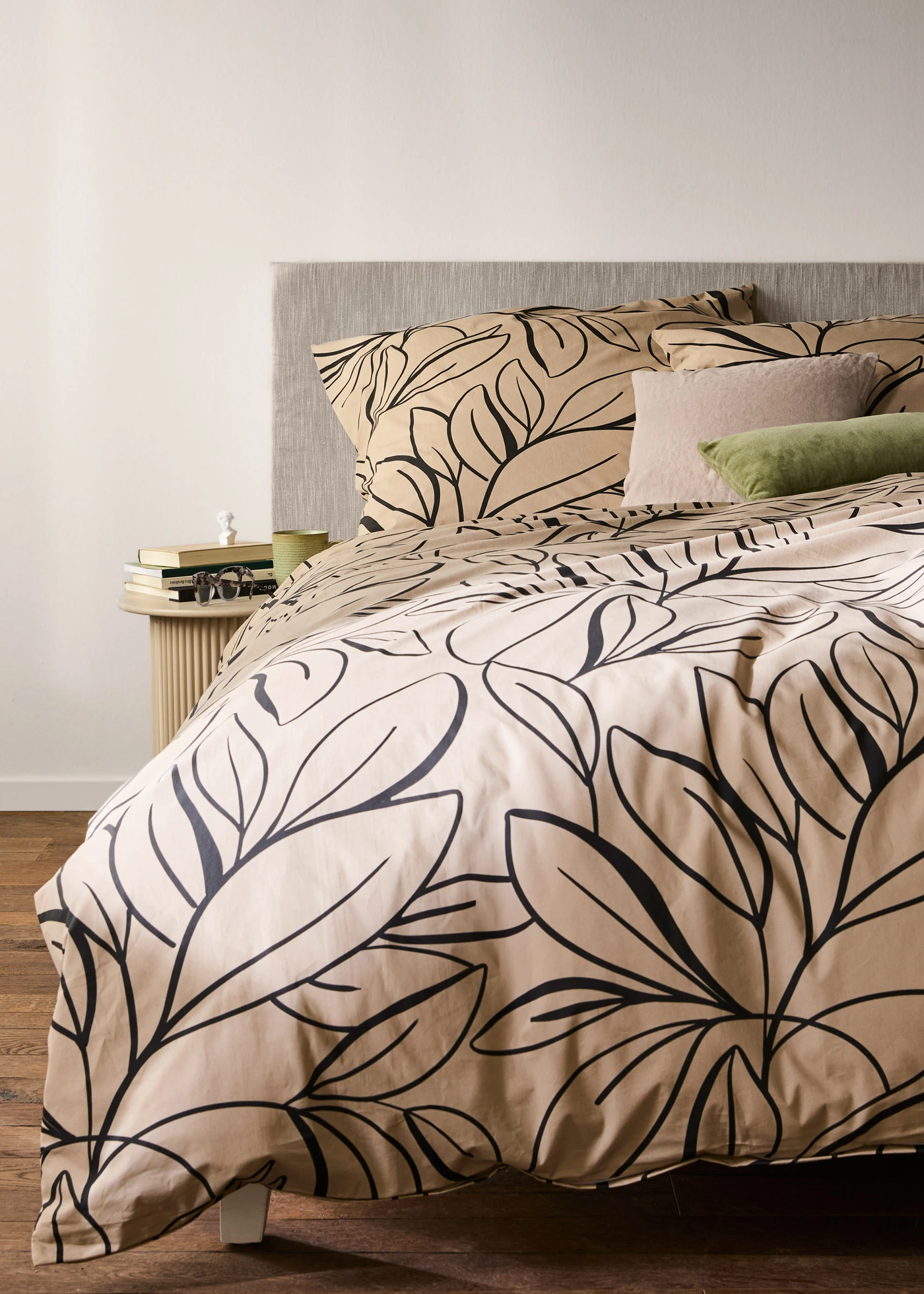 Parure de lit en percale • crème • Boutique bonprix