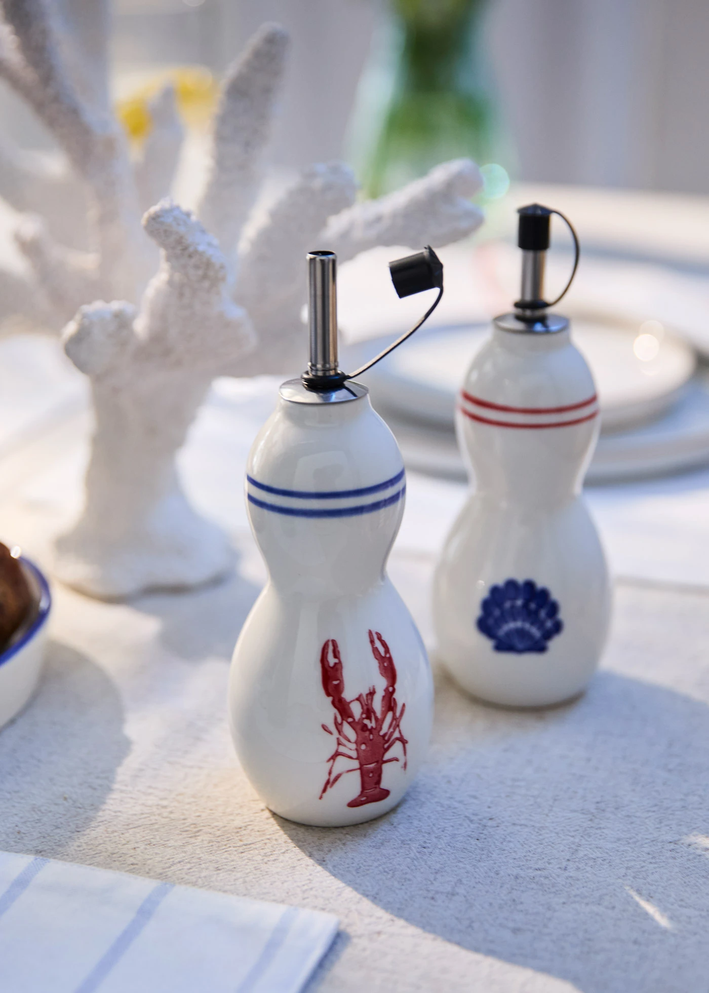 Vinaigrier et huilier (ens. 2 pces) • blanc • Boutique bonprix