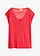 T-shirt doux en viscose extensible, Couleur: rouge
