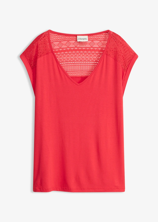 Shirt in een zachte viscosemix