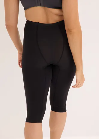 Spodnie capri lekko modelujące z bawełny • czarny • sklep bonprix