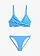Bikini in wikkellook (2-dlg. set), Kleur: staalblauw gestreept