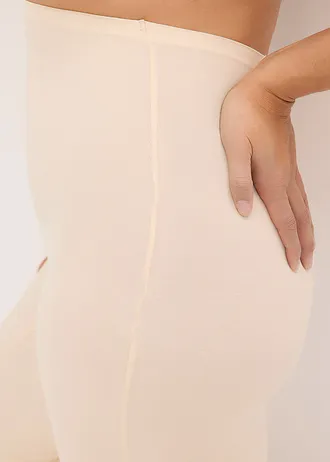 Stahovací capri legíny z bavlny, lehký tvarující efekt • pudrová • bonprix obchod