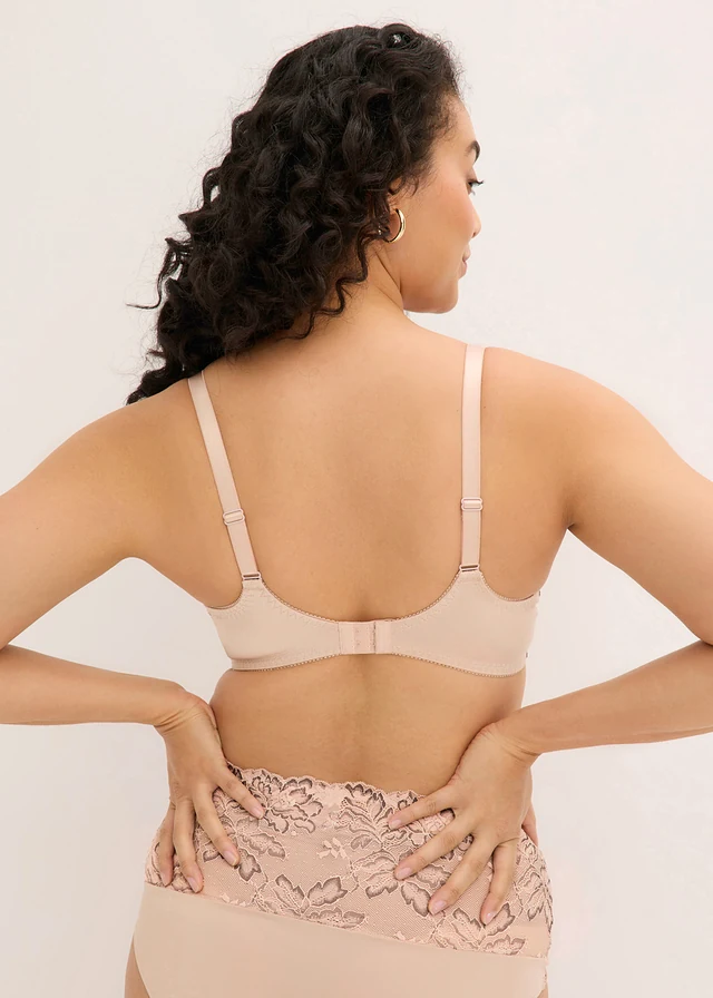 Soutien-gorge minimiseur avec dentelle • beige mat-marron foncé • product-page.page-title-suffix