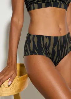 Bikini brassière (ens. 2 pces) • olive foncé-noir • Boutique bonprix