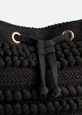 Kabelka ve tvaru vaku, strukturovaný vzhled • černá • bonprix obchod