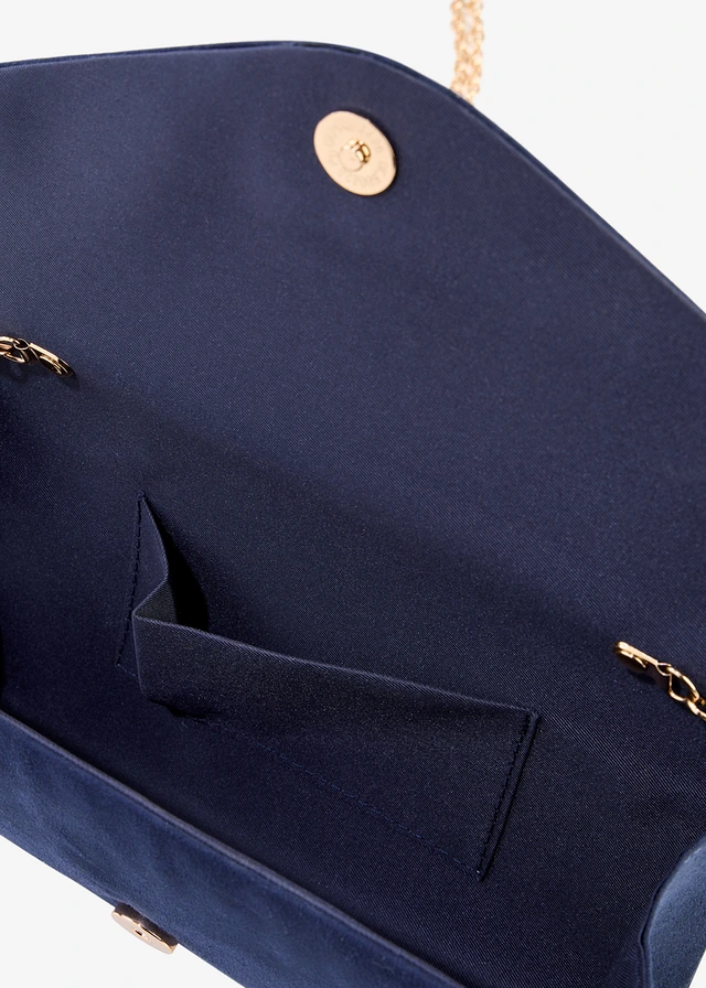 Clutch met bjjzondere details • donkerblauw • product-page.page-title-suffix