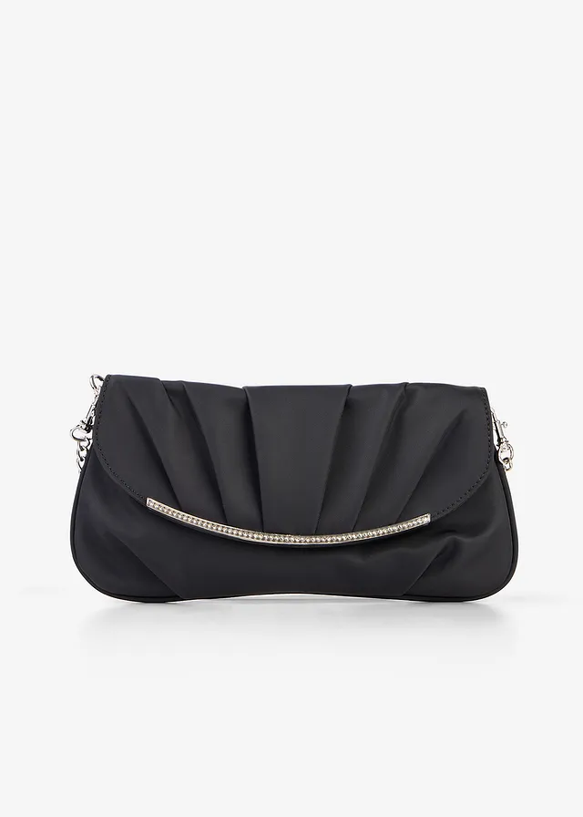 Clutch met stras • zwart • bonprix online shop