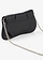 Clutch met stras, Kleur: zwart