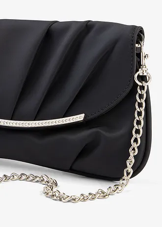 Kabelka Clutch so štrasovým zdobením • čierna • obchod bonprix