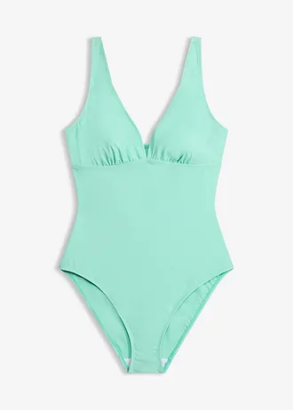 Maillot 1 pièce sculptant à décolleté plongeant, maintien modéré