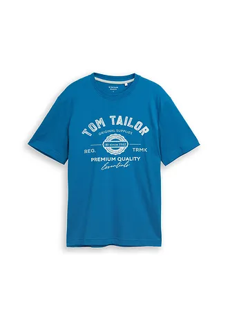 Tom Tailor póló • olajkék/mintás • bonprix áruház