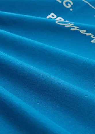 T-shirt Tom Tailor • bleu pétrole imprimé • Boutique bonprix