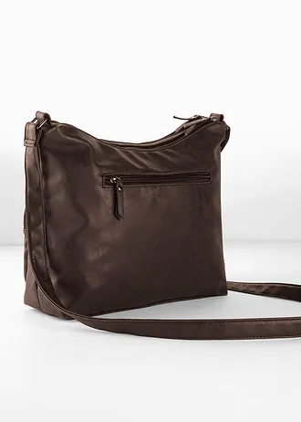 Sac à bandoulière avec poches extérieures • marron foncé • Boutique bonprix