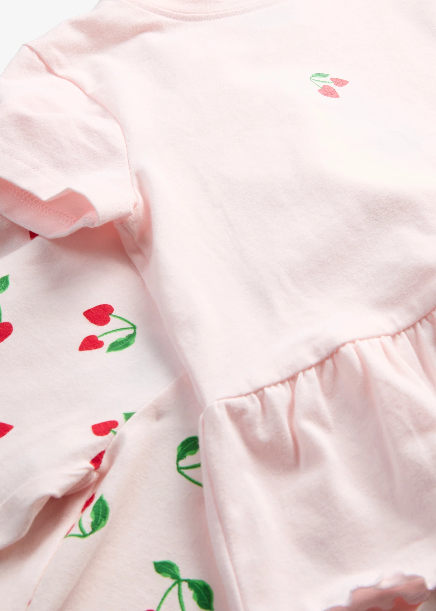 Koszulka i rozkloszowane legginsy (komplet 2-cz.) • jasnoróżowy z nadrukiem • sklep bonprix