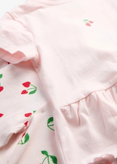 Shirt en uitlopende legging (2-dlg. set) • lichtroze met print • bonprix online shop