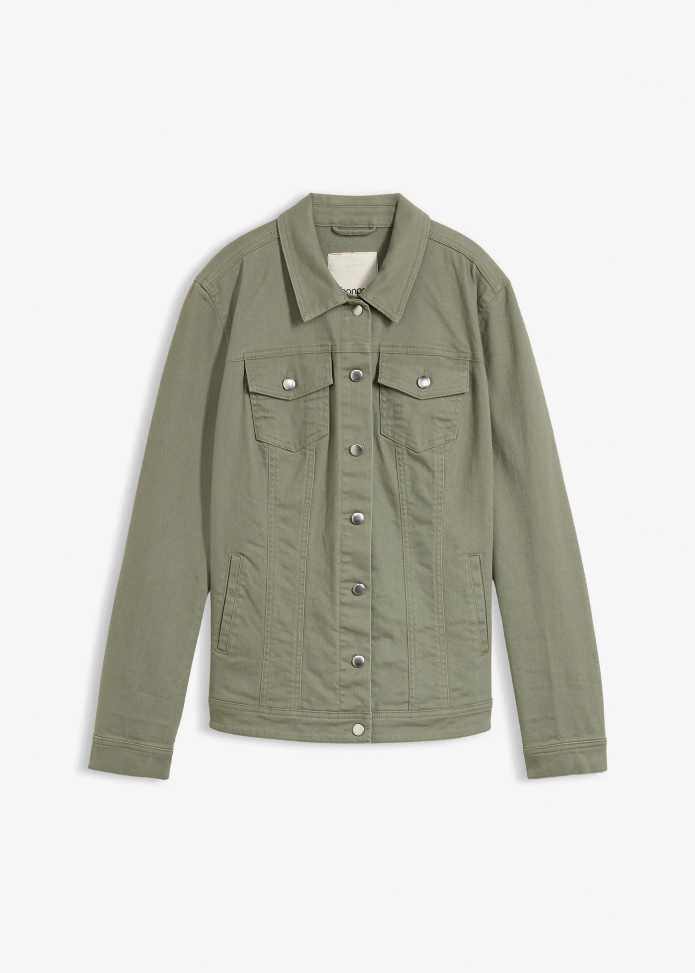 Veste en jean • olive • Boutique bonprix