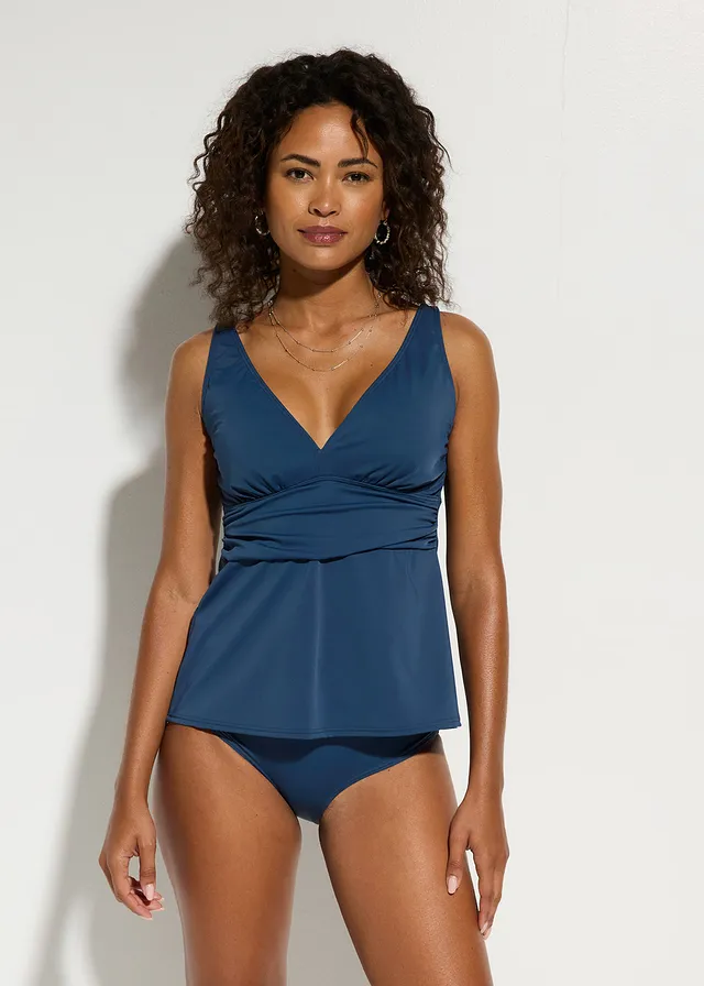 Tankini (ens. 2 pces), Couleur: bleu profond