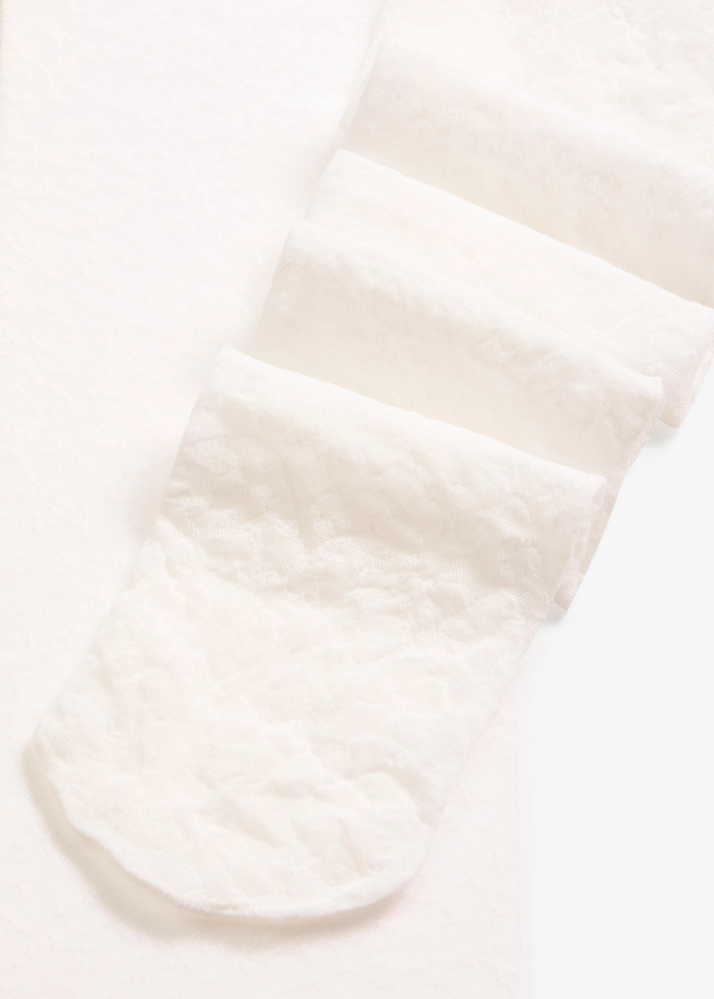 Collant voile effet résille 30D • blanc • Boutique bonprix