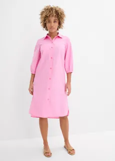 Jurk van licht katoen • roze • bonprix online shop
